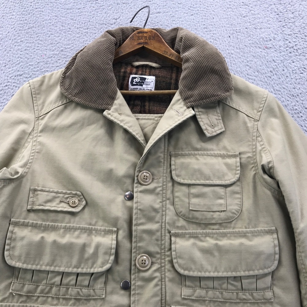 Engineered Garments Jacket Men Hunting Wool Lined Corduroy Collar Field Utility